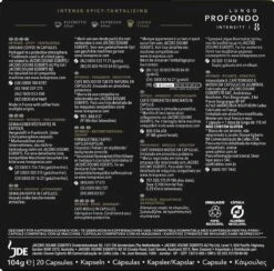 L'OR Lungo Profondo Koffiecups - Intensiteit 8/12 - 10 X 20 Capsules -Koffiedrank Winkel 1200x1186 12