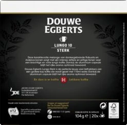 Douwe Egberts Lungo Sterk (10) - 10 X 20 Koffiecups -Koffiedrank Winkel 1200x1186 6