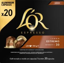L'OR Lungo Estremo (10) - 10 X 20 Koffiecups -Koffiedrank Winkel 1200x1187 17