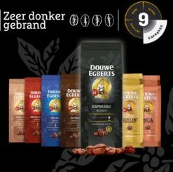 Douwe Egberts Espresso Koffiebonen - 4 X 1000 Gram - Extra Grote Verpakking -Koffiedrank Winkel 1200x1191 7
