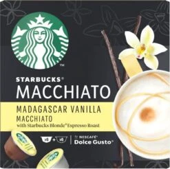 Starbucks By Dolce Gusto Capsules Madagascar Vanilla Macchiato- 3 Doosjes à 12 Koffiecups 7 Starbucks By Dolce Gusto Capsules Madagascar Vanilla Macchiato- 3 Doosjes à 12 Koffiecups -Koffiedrank Winkel 1200x1195 4