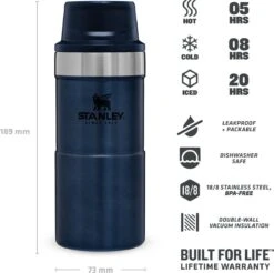 Stanley Classic Trigger-Action Thermosfles - 0.35L- Nightfall -Koffiedrank Winkel 1200x1197 6