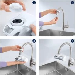BRITA On Tap Faucet Filtration System - Uitstekend Smakend Gefilterd Water - Inclusief 1 BRITA ON TAP Kraanfilter - 600 Liter Water Gefilterd Per Patroon - Witte Kleur -Koffiedrank Winkel 1200x1200 262