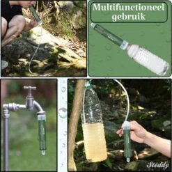 Waterfilter Survival Steddy Pro - Zuiver Gratis Drinkwater - Waterfles Waterzuivering - Waterfilter Kraan - Outdoor - FILTER 4000 LITER! -Koffiedrank Winkel 1200x1200 281