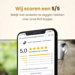 Lupine Beker RVS Dubbelwandig 200ml Lang Warm Set Van 2 Kopjes Mooie Set Bekers Van Roestvrij Staal -Koffiedrank Winkel 1200x1200 378