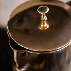 Puur Koperen Kan Bloempatroon - 1,5 Liter -Koffiedrank Winkel 1200x1200 462