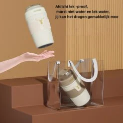 Floraweg Cup - Drinkbeker To GO- Lekvrij Dubbelwandig ,RVS 316, Thermosbeker Koffiebeker- Koffie En Thee - 400ml Waarschuw En Koud Drankje- Grijs -Koffiedrank Winkel 1200x1200 49