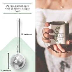 Theezeef Met Handvat Inclusief Lekplaatje - Set Van 2 Stuks - Thee Ei Voor Losse Thee - Theefilter Voor Losse Thee - Thee Infuser 13 Theezeef Met Handvat Inclusief Lekplaatje - Set Van 2 Stuks - Thee Ei Voor Losse Thee - Theefilter Voor Losse Thee - Thee Infuser -Koffiedrank Winkel 1200x1200 498
