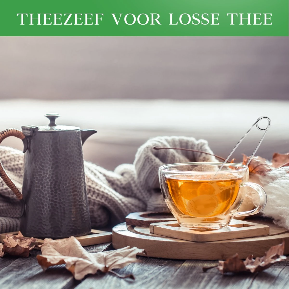 Theezeef Met Handvat Inclusief Lekplaatje - Set Van 3 Stuks - Thee Ei Voor Losse Thee - Theefilter Voor Losse Thee - Thee Infuser 5 Theezeef Met Handvat Inclusief Lekplaatje - Set Van 3 Stuks - Thee Ei Voor Losse Thee - Theefilter Voor Losse Thee - Thee Infuser - Afbeelding 5