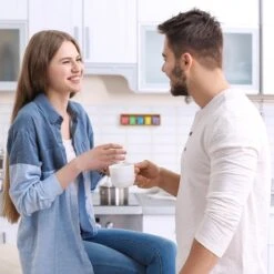 Relaxdays Theedoos 5 Vaks - Theekist - Theezakjeshouder - Bamboe - Voor Ca. 10 Theezakjes -Koffiedrank Winkel 1200x1200 529