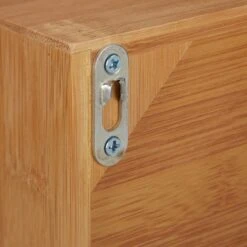 Relaxdays Theedoos 5 Vaks - Theekist - Theezakjeshouder - Bamboe - Voor Ca. 10 Theezakjes -Koffiedrank Winkel 1200x1200 533