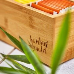 Bambuswald© Houten Theedoos Met 6 Vakken Gemaakt Van 100% Duurzame Bamboe -Koffiedrank Winkel 1200x1200 561