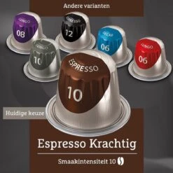 Douwe Egberts Espresso Krachtig (10) - 5 X 40 Koffiecups -Koffiedrank Winkel 1200x1200 626