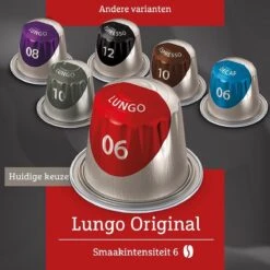 Douwe Egberts Lungo Original Koffiecups - Intensiteit 6/12 - 10 X 10 Capsules -Koffiedrank Winkel 1200x1200 652