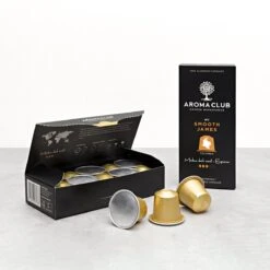 Aroma Club - Proefpakket Nespresso Compatible Capsules (100 St.) - 5 Smaken - Espresso & Lungo - 100% Aluminium Koffiecups -Koffiedrank Winkel 1200x1200 738