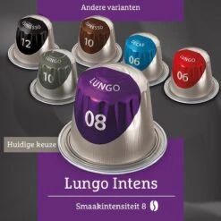 Douwe Egberts Lungo Intens (8) - 5 X 40 Koffiecups 21 Douwe Egberts Lungo Intens (8) - 5 X 40 Koffiecups -Koffiedrank Winkel 1200x1200 768