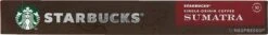 Starbucks By Nespresso Sumatra Espresso Dark Roast Capsules - 120 Koffiecups 11 Starbucks By Nespresso Sumatra Espresso Dark Roast Capsules - 120 Koffiecups -Koffiedrank Winkel 1200x159 1