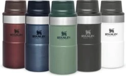 Stanley The Trigger-Action Travel Mug 0,25L - Thermosfles - Hammertone Green -Koffiedrank Winkel 1200x729 1