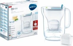 BRITA - Waterfilterkan Style Cool - Blauw - 2,4L + 3 MAXTRA+ Waterfilterpatronen -Koffiedrank Winkel 1200x769