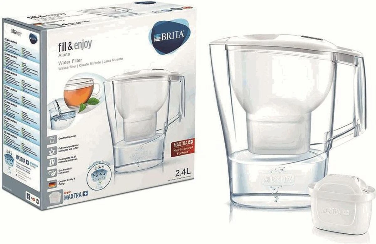 BRITA Fill&enjoy Aluna Cool Waterfilterkan - White 5 BRITA Fill&enjoy Aluna Cool Waterfilterkan - White - Afbeelding 5