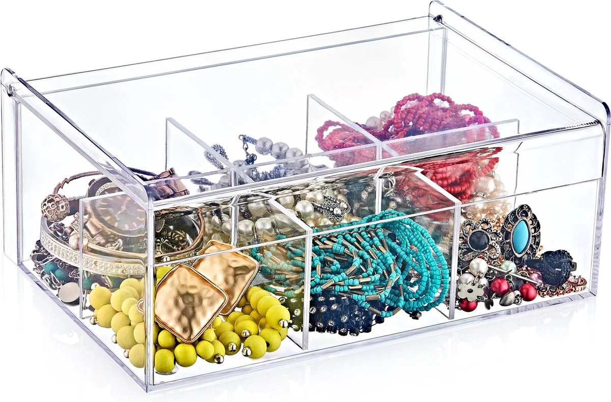 Box Up Theedoos - 6 Vakken - Ruimte Voor 60 Theezakjes - BPA Vrij - Transparant 4 Box Up Theedoos - 6 Vakken - Ruimte Voor 60 Theezakjes - BPA Vrij - Transparant - Afbeelding 4