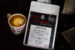 Italiano Espresso Honey Process Vietnamese Koffiebonen Aanbieding 250g GAIA Cafe -Koffiedrank Winkel 1200x800 108