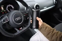 BanGosa® Koffiebeker To Go - Thermosbeker - Reisbeker - Travel Mug - RVS 400ml - Mat Zwart -Koffiedrank Winkel 1200x800 35