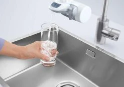 BRITA On Tap Faucet Filtration System - Uitstekend Smakend Gefilterd Water - Inclusief 1 BRITA ON TAP Kraanfilter - 600 Liter Water Gefilterd Per Patroon - Witte Kleur -Koffiedrank Winkel 1200x839