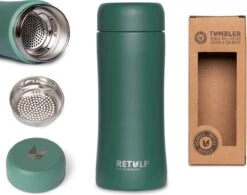 Retulp - Tumbler Thermosbeker - Teal Green - 300 Ml - Thermosfles - Groen