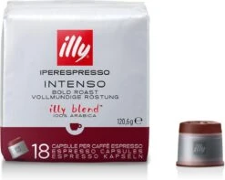 Illy - Iperespresso Koffie Home Intenso 6 X 18 Capsules -Koffiedrank Winkel 1200x957 1