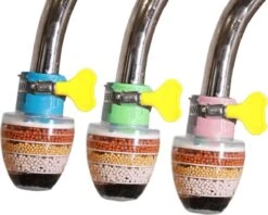 Waterfilter Voor Op De Kraan - 2 Stuks - Zuiver Water - Waterontkalker - Waterzuivering - Kraanfilter - Waterontharder - Blauw -Koffiedrank Winkel 1200x962