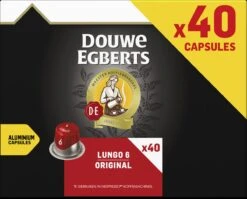 Douwe Egberts Lungo Original Koffiecups (6) - 5 X 40 Koffiecups -Koffiedrank Winkel 1200x965
