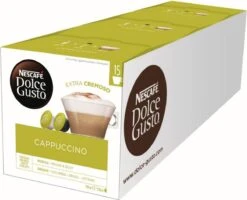 Nescafé Dolce Gusto Cappuccino Capsules - 90 Koffiecups -Koffiedrank Winkel 1200x972 2