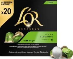 L'OR Lungo Elegante Koffiecups - Intensiteit 6/12 - 10 X 20 Capsules -Koffiedrank Winkel 1200x975 2