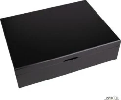 Invicto Products Theedoos 6 Vaks - Ruimte Voor 120 Theezakjes - Bamboe - Anti Slip En Anti Kras - Zwart -Koffiedrank Winkel 1200x996 2