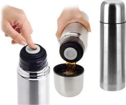 Excellent Houseware KOOPMAN Thermoskan Bullet 1 Liter RVS -Koffiedrank Winkel 1200x999