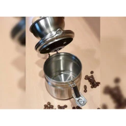 HI Handmatige Koffiemolen - RVS - Groot Opvangreservoir - Handgemalen Koffie -Koffiedrank Winkel 1797075 aa6d79d8