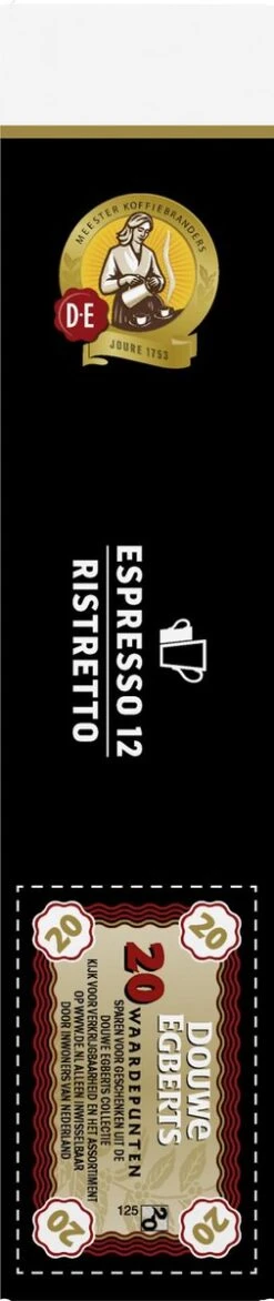 Douwe Egberts Espresso Ristretto (12) - 10 X 20 Koffiecups -Koffiedrank Winkel 253x1200 2