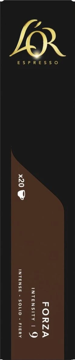 L'OR Espresso Forza Koffiecups - Intensiteit 9/12 - 10 X 20 Capsules -Koffiedrank Winkel 253x1200 6