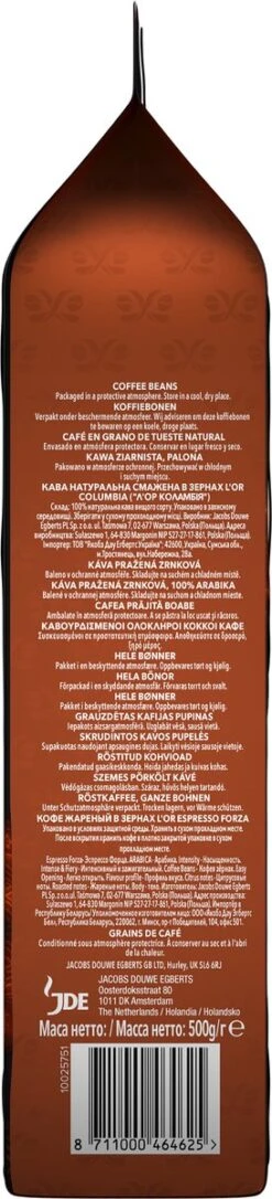 L'OR Espresso Origins Colombia Koffiebonen (8) - 4 X 500 Gram -Koffiedrank Winkel 273x1200