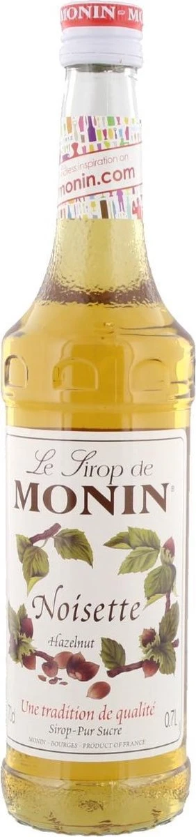 Monin Koffiesiroop Hazelnoot Noisette - 70 Cl 1 Monin Koffiesiroop Hazelnoot Noisette - 70 Cl