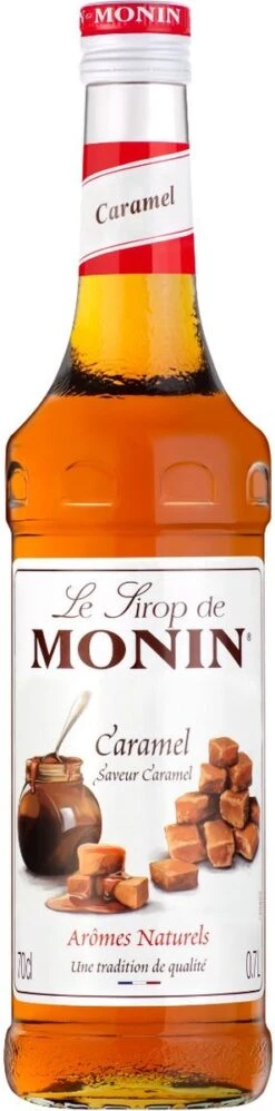 Monin Caramel Karamel 70cl Koffiesiroop Met 1x Monin Pompje -Koffiedrank Winkel 297x1200 1