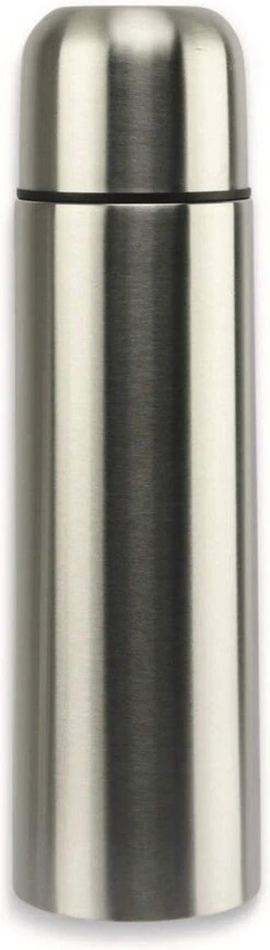 Excellent Basis Thermoskan | Isolatiekan Bullet 0.75 Ltr | Roestvrijstale Drinkbeker | Zilver -Koffiedrank Winkel 341x1200