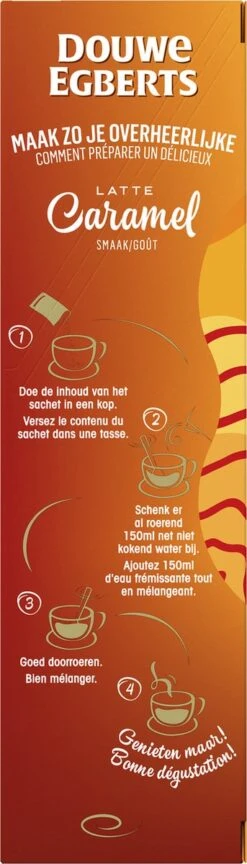 Douwe Egberts Verwenkoffie Latte Caramel Oploskoffie - 5 X 8 Zakjes -Koffiedrank Winkel 343x1200 8