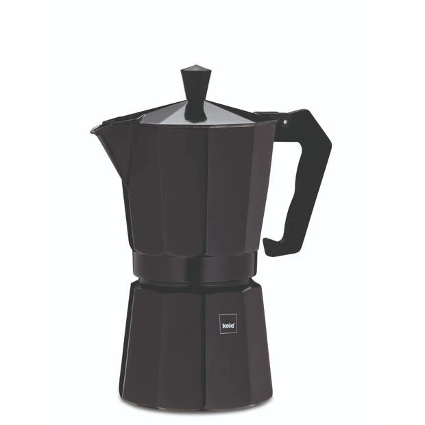 Kela - Espressomaker 6-kops, Zwart - Kela Italia 1 Kela - Espressomaker 6-kops, Zwart - Kela Italia