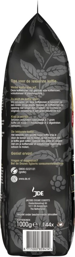 Douwe Egberts Espresso Koffiebonen - 4 X 1000 Gram - Extra Grote Verpakking -Koffiedrank Winkel 350x1200 2