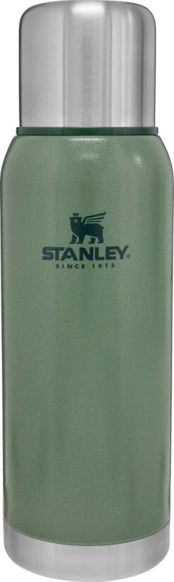 Stanley The Stainless Steel Vacuum Bottle 1,0L - Thermosfles - Hammertone Green -Koffiedrank Winkel 359x1200