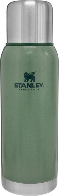 Stanley The Stainless Steel Vacuum Bottle 1,0L - Thermosfles - Hammertone Green -Koffiedrank Winkel 361x1200 1