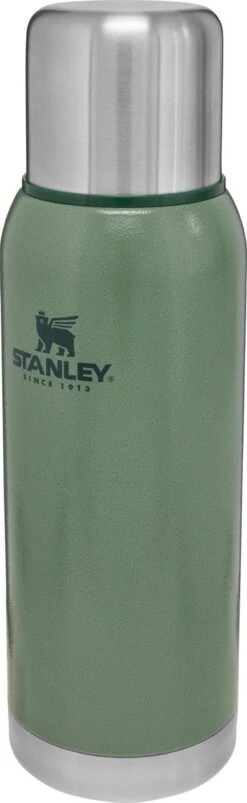 Stanley The Stainless Steel Vacuum Bottle 1,0L - Thermosfles - Hammertone Green -Koffiedrank Winkel 369x1200