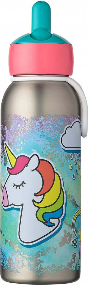 Mepal – Isoleerfles Flip-up Campus – Unicorn – Waterfles Met Rietje – Houdt Je Drankje Tot 9 Uur Warm En 12 Uur Koud – Drinkfles Voor Kinderen – Thermosfles 2 Mepal – Isoleerfles Flip-up Campus – Unicorn – Waterfles Met Rietje – Houdt Je Drankje Tot 9 Uur Warm En 12 Uur Koud – Drinkfles Voor Kinderen – Thermosfles - Afbeelding 2